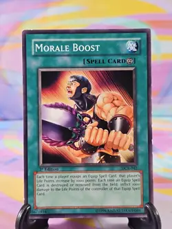 Yu-Gi-Oh TCG Card | Morale Boost DCR-042 First Edition - Image 1