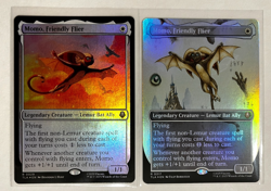 MTG – Avatar – Momo, Friendly Flier Foils – Rare 0029 & Borderless 0317 - Image 1