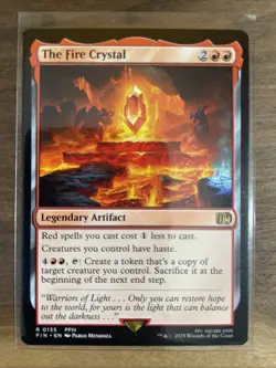 MTG, The Fire Crystal-Final Fantasy R 0135 Regular NM - Image 1