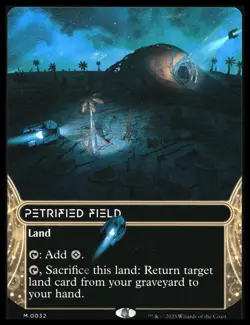 Petrified Field (0032)(Borderless) Edge of Eternities: Stellar Sights Regular - Image 1