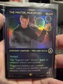 1x FOIL SHOWCASE THE MASTER, MULTIPLIED - Doctor Who - MTG - Magic the Gathering - Image 1