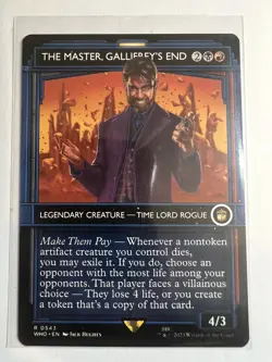 MTG The Master Gallifrey’s End Dr Who Showcase - Image 1