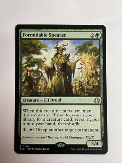 Formidable Speaker Lorwyn Eclipsed #176 Rare - Image 1