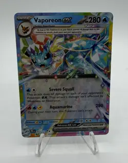 Pokemon TCG, Vaporeon Ex 023/131 - Prismatic Evolutions - Image 1