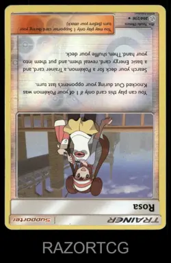 ROSA 204/236 HOLO R COSMIC ECLIPSE POKEMON REVERSE HOLO NM/M - Image 2
