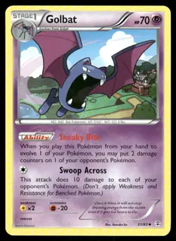 Pokemon Cards Golbat 31/83 Generations Uncommon NM - Image 1