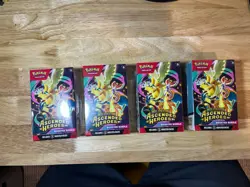 Pokemon Mega Evolution Ascended Heroes Booster Box Lot of 4 Boxes - Image 1