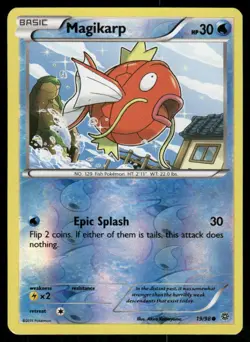 2015 Pokemon Magikarp Common Ancient Origins 19/98 Reverse Holo LP - Image 1
