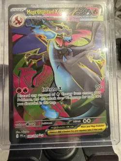 Pokemon Mega Charizard X EX 109/094 Me02 Phantasmal Flames Ultra Rare Holo - Image 2
