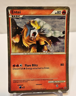 Entei Prime HGSS20 Ultra Rare Heart Gold Soul Silver Pokemon 1715 - Image 1