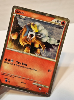 Entei Prime HGSS20 Ultra Rare Heart Gold Soul Silver Pokemon 1715 - Image 4