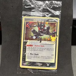 Greninja Gold Star SWSH Sealed Promo Holo SWSH144 130 HP English SWIRL 🌀🌀🌀!! - Image 1