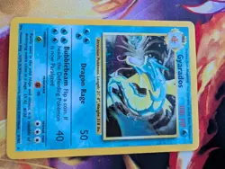 Wizards of the Coast Pokemon TCG Gyarados 6/102 Base Set Holo Unlimited 1999 - Image 2