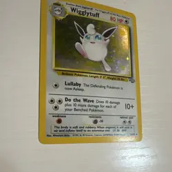 Pokemon TCG Wigglytuff Jungle Holo Rare 16/64 EN 1999 Unlimited 80HP - Image 1