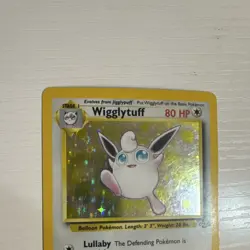 Pokemon TCG Wigglytuff Jungle Holo Rare 16/64 EN 1999 Unlimited 80HP - Image 3