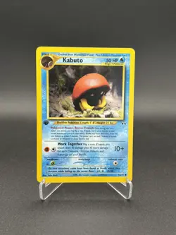 Pokemon Kabuto 56/75 - Neo Discovery 1st Edition Common WOTC 2001 - MP - Image 1