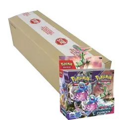 Temporal Forces Booster Box Sealed Case Pokemon TCG Scarlet & Violet + ACRYLIC - Image 1