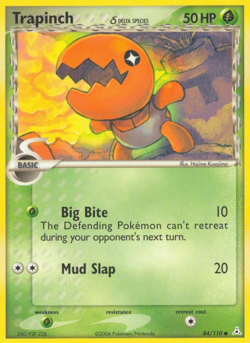 2006 POKEMON HOLON PHANTOMS TRAPINCH Δ 84 COMMON - Image 1