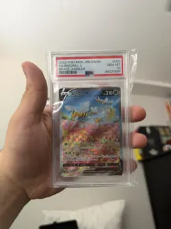 2022 POKEMON JPN SWORD & SHIELD SPACE JUGGLER #069 FULL ART/BEEDRILL V PSA 10 - Image 1