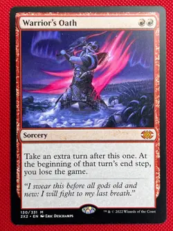 MTG 1X Warrior's Oath X1 Double Masters 2022 Magic - NM/MT - Image 1