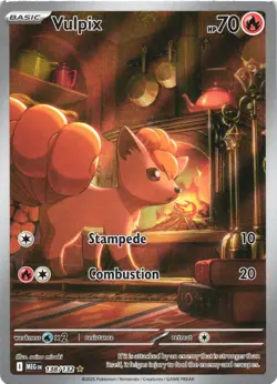 VULPIX 138/132 ILLUSTRATION RARE MEGA EVOLUTION POKEMON NEAR MINT - Image 2