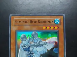 Yugioh - Elemental Hero Bubbleman YSDJ-EN017 Super Rare 1st Edition - Image 2