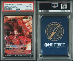 One Piece OP05 Monkey D. Luffy 1st Anniversary ST01-012 PSA 10 Gem Mint English - Image 1