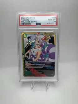 2022 ONE PIECE OP01-ROMANCE DAWN #121 YAMATO PSA 10 - Image 1
