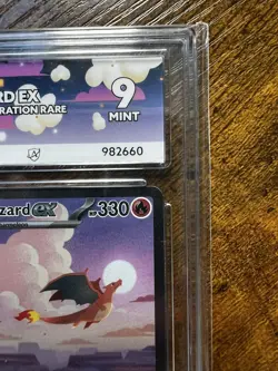 Pokemon TCG Charizard EX 199/165 Scarlet & Violet 151 Card SIR Condition Ace 9 - Image 4