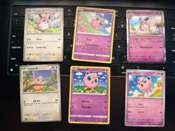 Wigglytuff Jigglypuff Pokemon Card Lot (6) Regular Cards NM Various Sets - Image 1