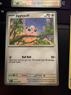 Wigglytuff Jigglypuff Pokemon Card Lot (6) Regular Cards NM Various Sets - Image 4
