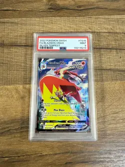 Pokemon Blaziken VMAX Full Art Ultra Rare Holo TG15/TG30 Silver Tempest PSA 9 - Image 1