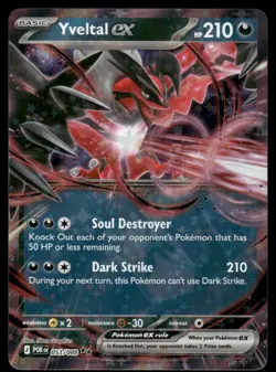 Pokemon Cards Yveltal ex 053/088 Perfect Order Double Rare NM *2 - Image 1