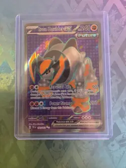 Pokemon TCG: Temporal Forces - 192/162 - Iron Boulder ex Full Art Ultra Rare - Image 1
