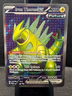 Iron Thorns ex 196/167 Ultra Rare Twilight Masquerade Pokemon Near Mint - Image 1
