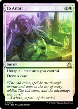 MTG - To Arms! - Foil - Ravnica Remastered - Magic the Gathering - Image 1