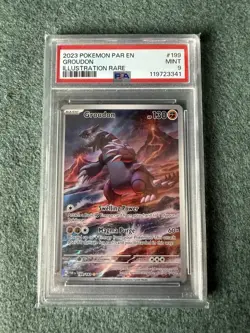 Groudon 199/182 PSA 9 Paradox Rift Pokemon Card - Image 1