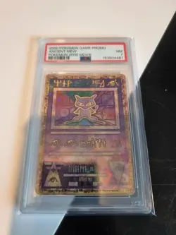 Ancient Mew Promo Pokemon 2000 Movie Holo Card - PSA 7 NM - Image 1