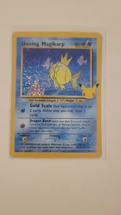 Pokemon TCG Shining Magikarp Celebrations Holo Card 66/64 Mint Condition - Image 1