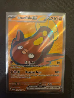 Pokemon TCG Stunfisk Ex 252/217 Ascended Heroes Ultra Rare NM Card - Image 1