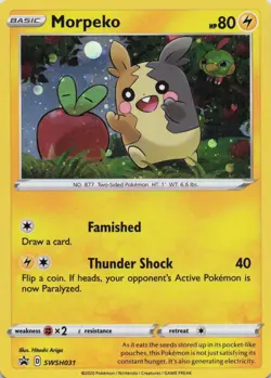 Morpeko Promo Holo SWSH: Sword & Shield Promo Cards SWSH031 NM - Image 1