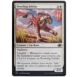 x1 Prowling Felidar J22 MTG M/NM Common White Creature Cat Beast TCG CCG - Image 1