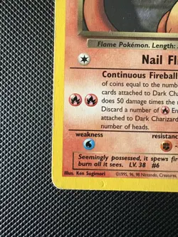 Pokemon Dark Charizard TCG Team Rocket 21/82 Non-Holo Rare Card - Image 5