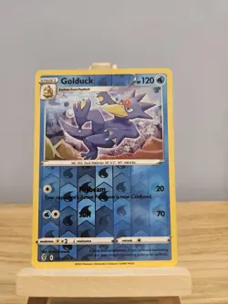 2021 Pokemon TCG - Evolving Skies - Golduck Reverse Holo 25/203 - Image 3