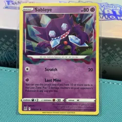 Pokemon Card Sableye Lost Origin Holo Rare 070/196 NM - Image 1