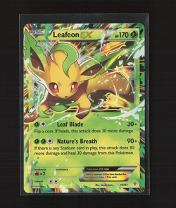 2016 Pokemon Leafeon EX 10/83 Ultra Rare Generations - Image 1