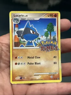 Pokemon TCG Lucario 12/16 Pokemon Rumble 2009- HP - Image 1
