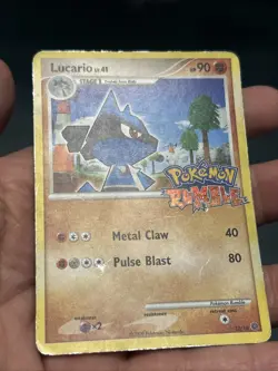 Pokemon TCG Lucario 12/16 Pokemon Rumble 2009- HP - Image 3