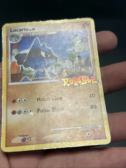 Pokemon TCG Lucario 12/16 Pokemon Rumble 2009- HP - Image 5