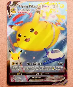 Flying Pikachu VMAX 007/025 Holo | Celebrations 2021 Pokemon TCG Card | NM - Image 1